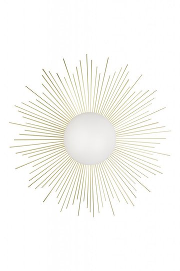 Vägglampa/Plafond Soleil (Mässing/guld)