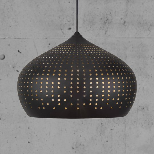 Pendellampa Houston med perforerad skärm, 30 cm