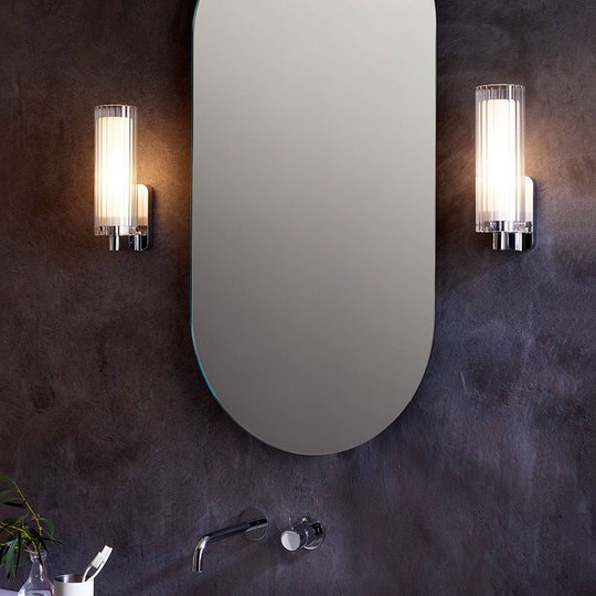 Astro Ottavino vägglampa IP44 glasskärm