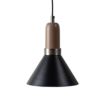 Taklampa Yumi Svart/Beige 28cm