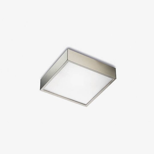 Taklampa Apolo, IP44, 20 cm, krom