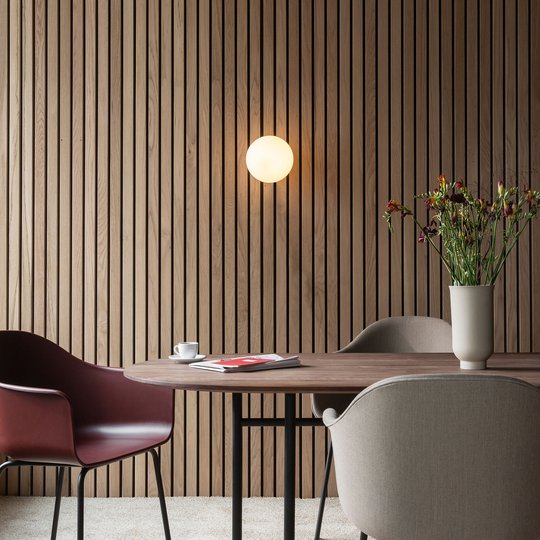Menu TR Bulb LED-taklampa mässing/opal matt