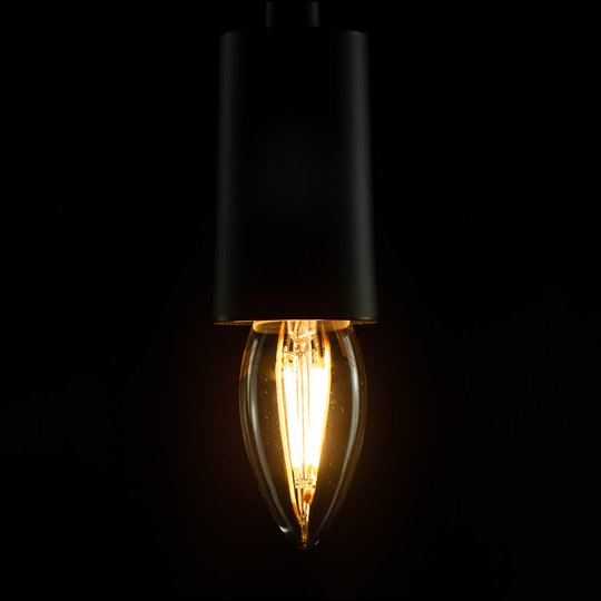 SEGULA LED-lampa E27 4 W B35 2 600 K klar dimbar