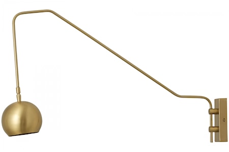 Athene Golden Vägglampa Glob