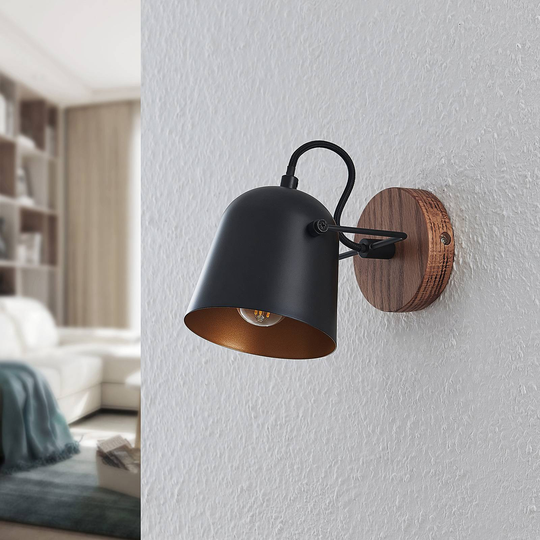 Lindby Adalin vägglampa, svart