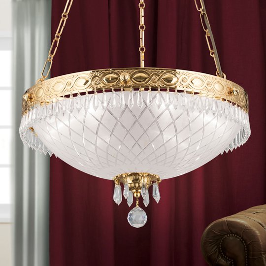 Hänglampa Empire Crystal guld