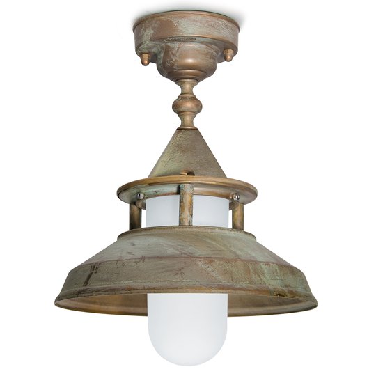 Taklampa Antique m antikfinish saltvattenbeständig