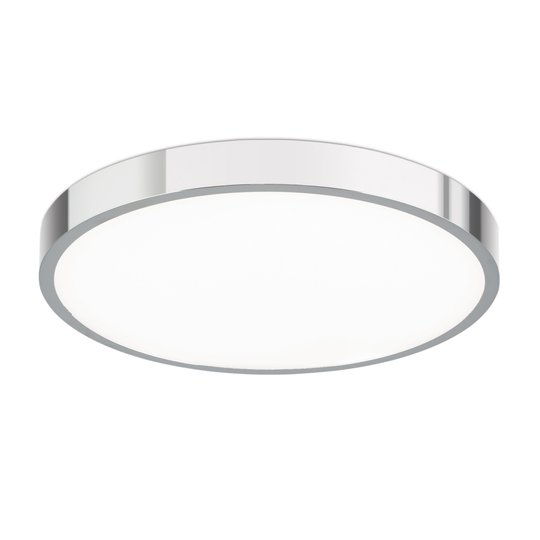 LED-taklampa Bully, krom 24 cm