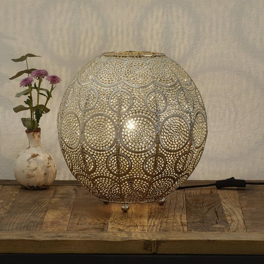 Bordslampa Motivo, kulformad, guld