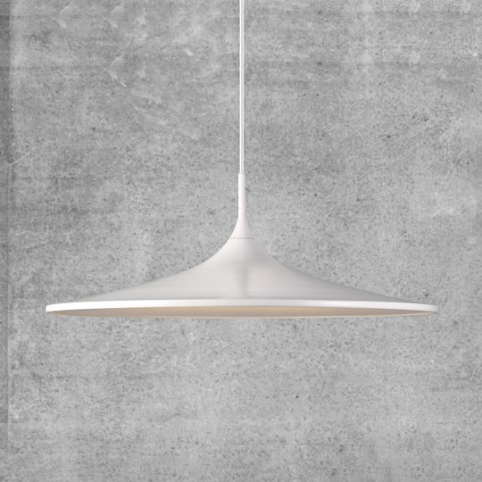 Pendellampa Skip med LED-lampor 57 cm vit