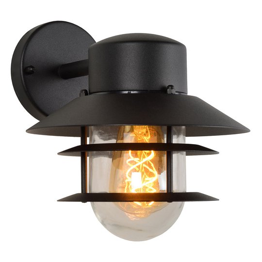 Utomhusvägglampa Zico, svart