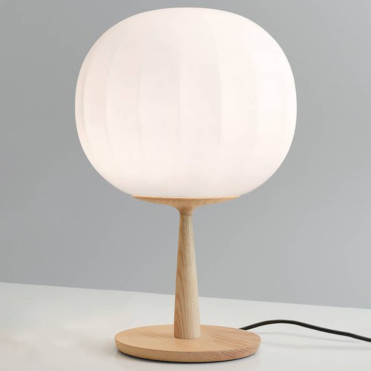 Luceplan bordslampa Lita askfot höjd 46 cm