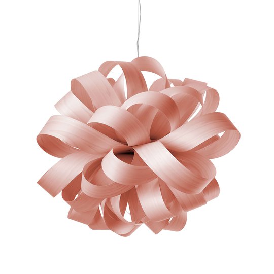 LZF Agatha Ball hänglampa, 84 x 80 cm, rosé