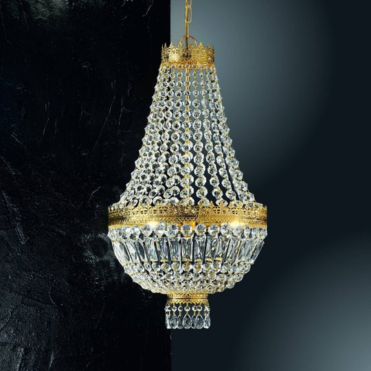 24-karats förgylld hänglykta Cupola