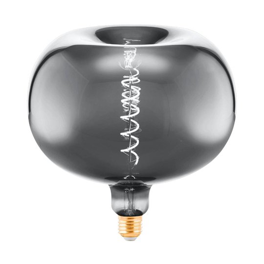 LED-lampa E27 4 W Big Size i äppelform, krom