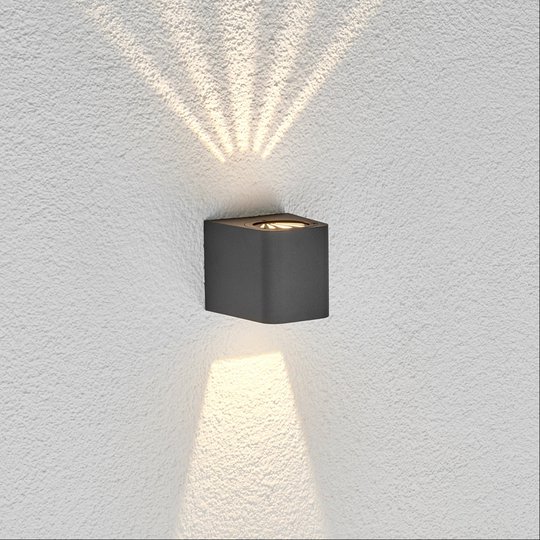 LED-utomhusvägglampa Karsten