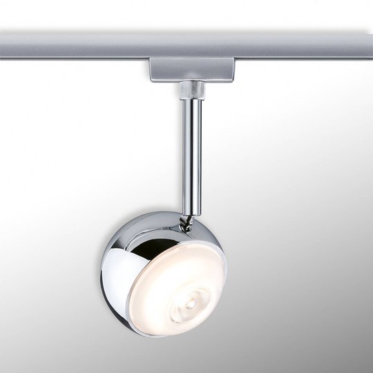 Paulmann URail Capsule LED-spot i krom, 6,5W
