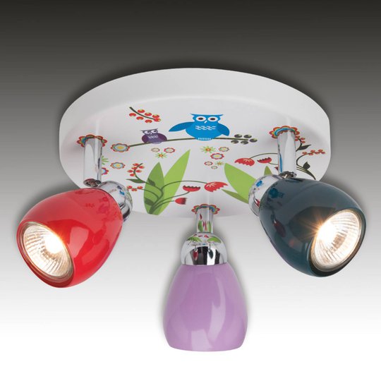 LED-taklampa Birds 3 lampor