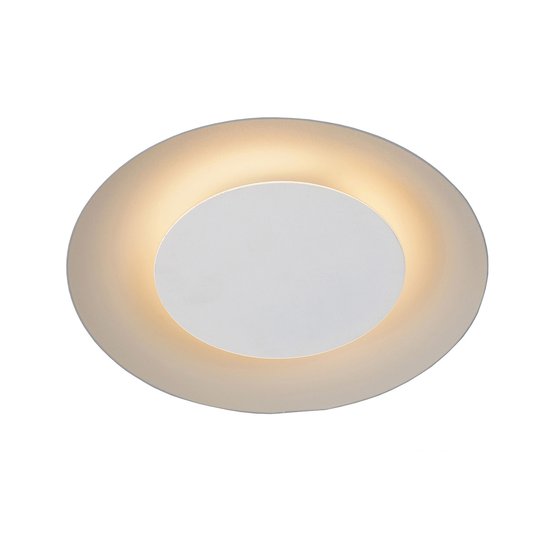 LED-taklampa Foskal i vitt, Ø 21,5 cm