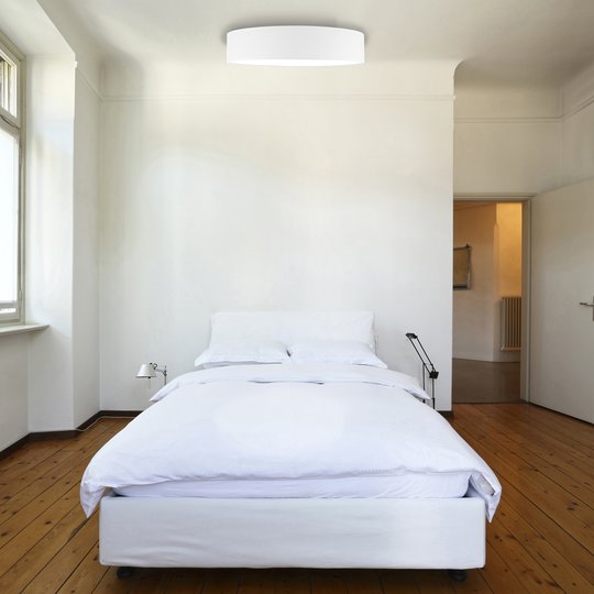 Taklampa Mia, vit, Ø 60 cm