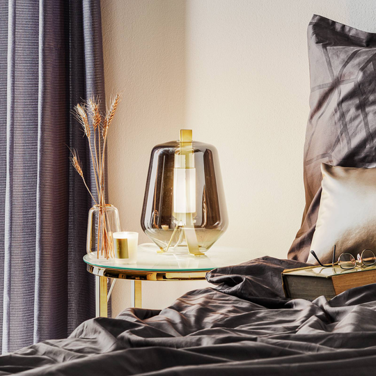 Prandina Luisa T1 bordslampa 2 700 K mässing