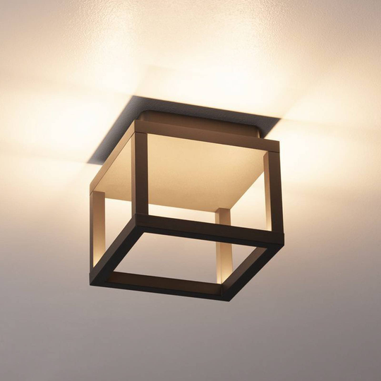 SLV Quadrulo LED-utomhustaklampa indirekt antracit
