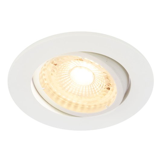 LED-inbyggnadsspot Octans 2 700 K 3-pack, vit