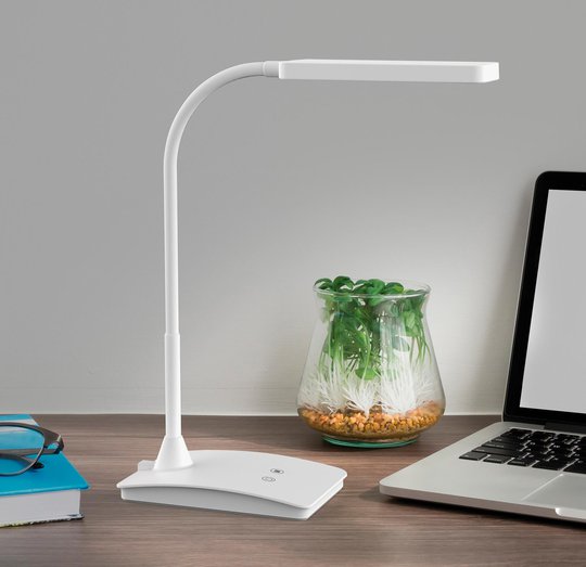 LED-skrivbordslampa MAULpearly colour vario