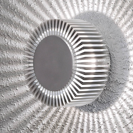 LED-utomhusvägglampa Monza i aluminium, IP54