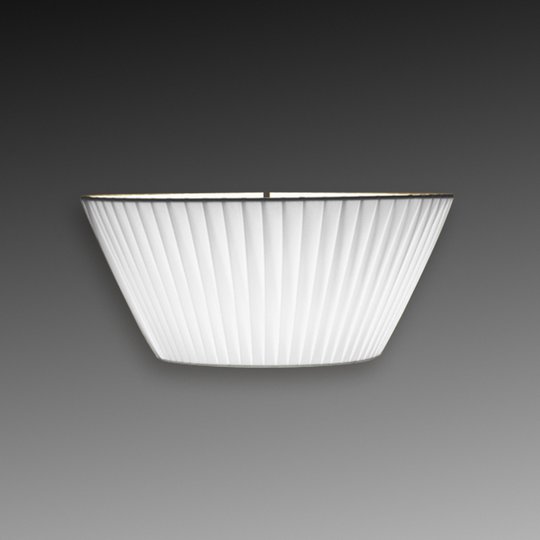 Graciös vägglampa Emma, bredd 30 cm vit