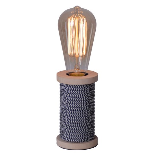 Bordslampa Max med träfot antracit