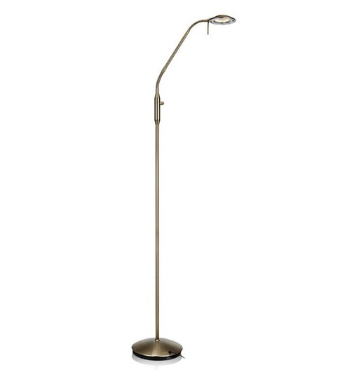 Hudson golvlampa LED (Antikmässing)