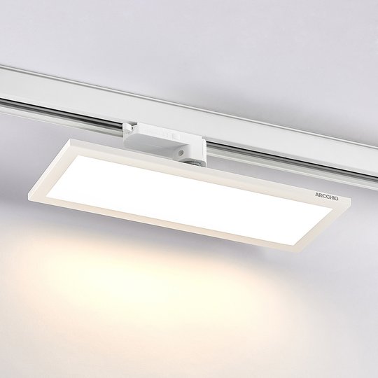 Arcchio Hairis 3-fas LED-panel vit 3 000 K