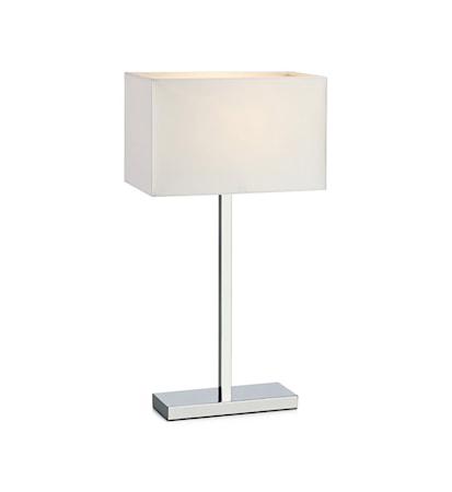 Savoy Bordslampa Krom/Vit
