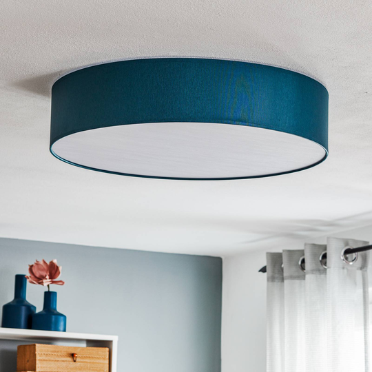 Taklampa Rondo, blå Ø 60 cm