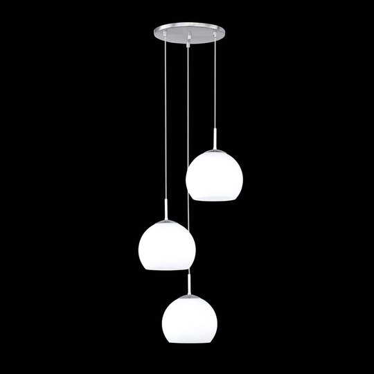 Hänglampa Bolero, 3 lampor, rund