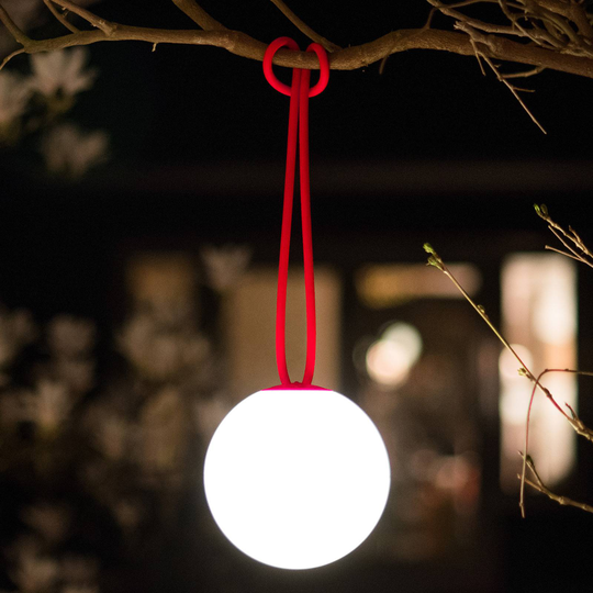 Fatboy LED-hänglampa Bolleke med batteri, röd
