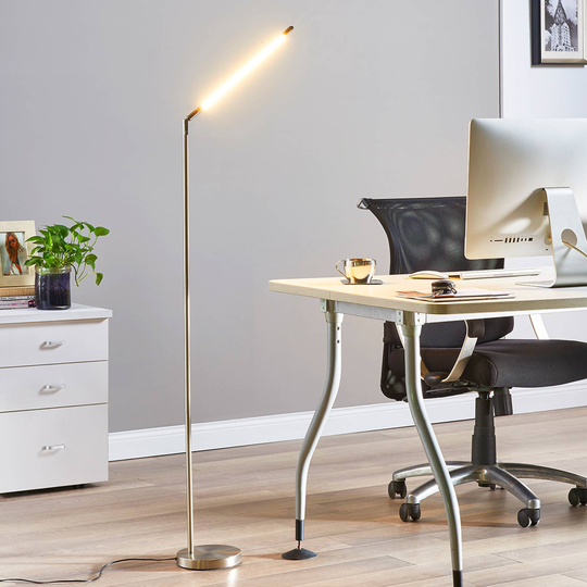 Minimalistisk LED-golvlampa Jabbo för läsning