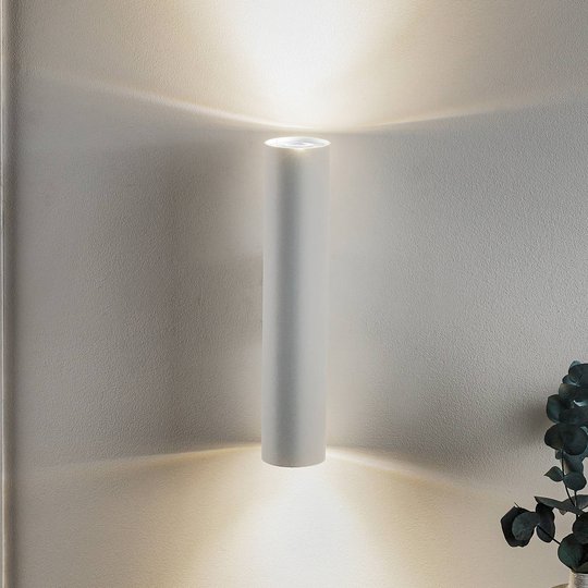 Vägglampa Tube up/down, vit