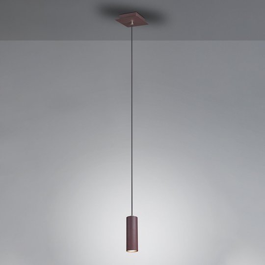 Pendellampa Marley rostbrun 1 lampa