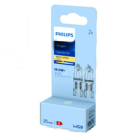 G9 19W Halogen varmvit Dim 2-P