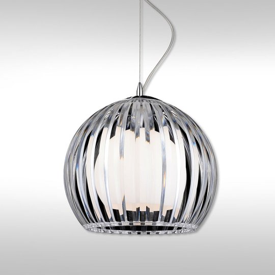 Transparent taklampa Mandina - 30 cm