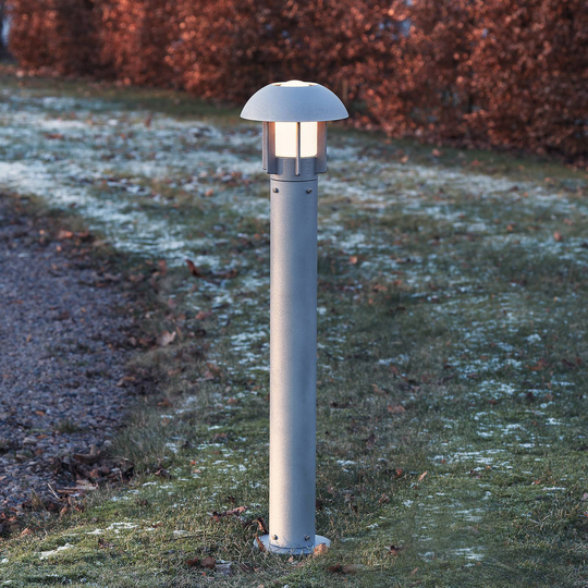 Pollare Heimdal i aluminium, silvergrå