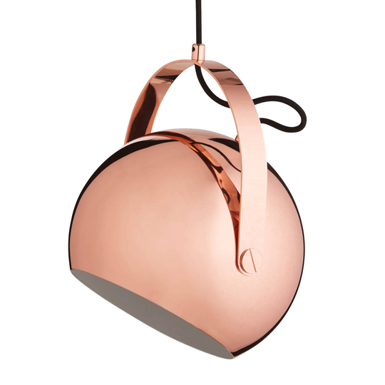 FRANDSEN ball with Handle pendellampa 19 cm koppar