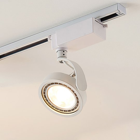 1-fas LED-spotlight Rick i vitt