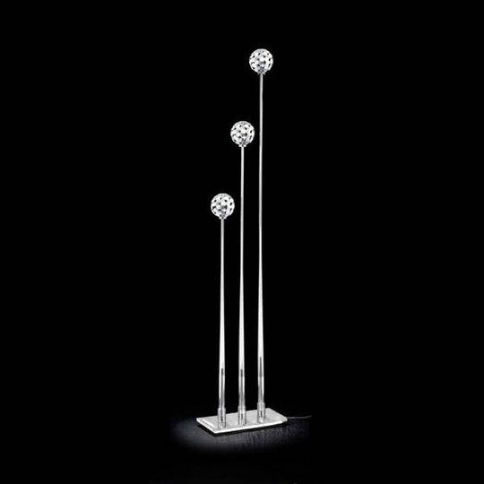3 lampor golvlampa Sfera, fot klar