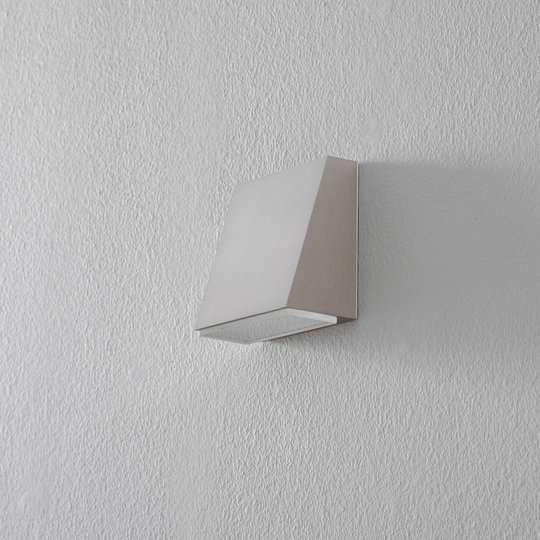 BEGA 78047 vägglampa trapets 3 000 K 9 cm stål