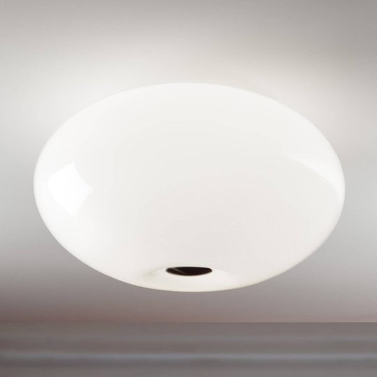 Vacker taklampa AIH 38 cm, glänsande vit