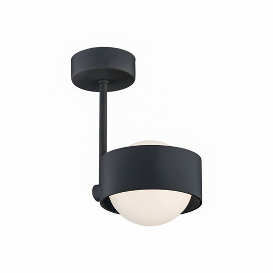 Taklampa Mado av stål, svart, 1 lampa