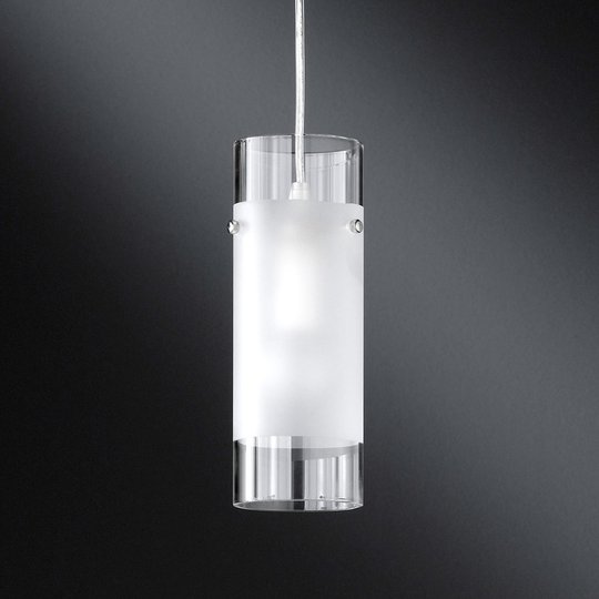 Hänglampa Max med glas, en lampa